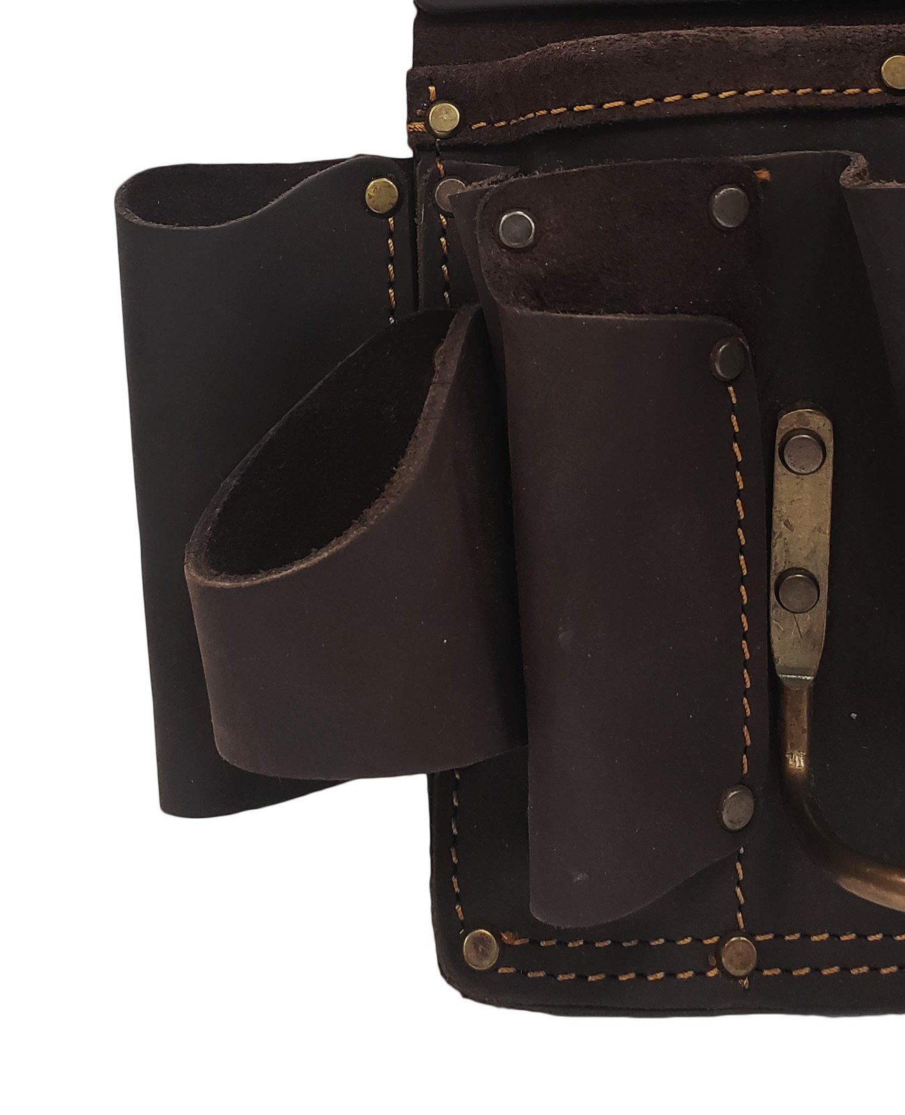 Ox Pro Full Grain Leather Tool Pouches – Made with Double Stitching and Rivet…