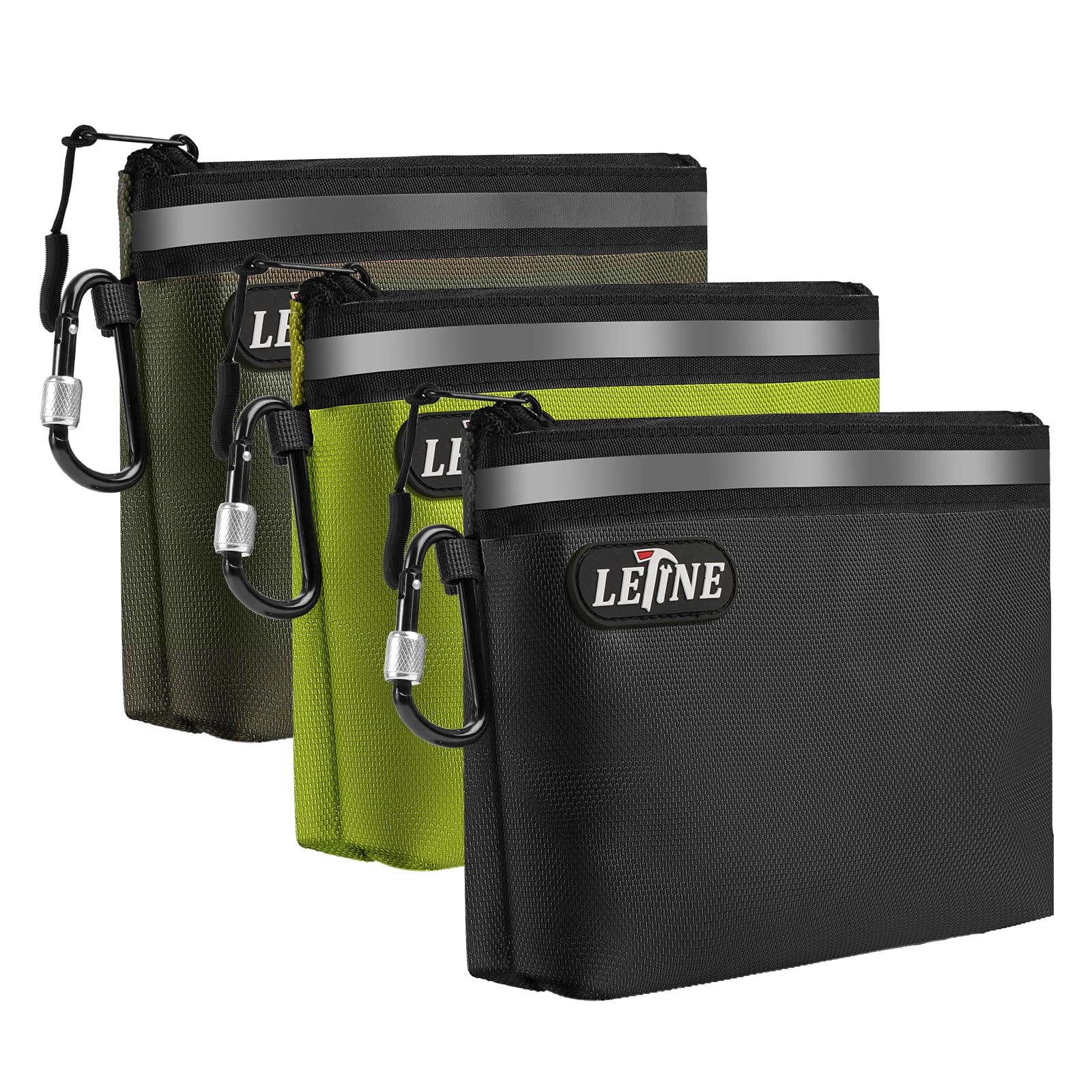 Small Zipper Bag Tool Pouches with Internal Pockets, 1680D Oxford Water Resis…