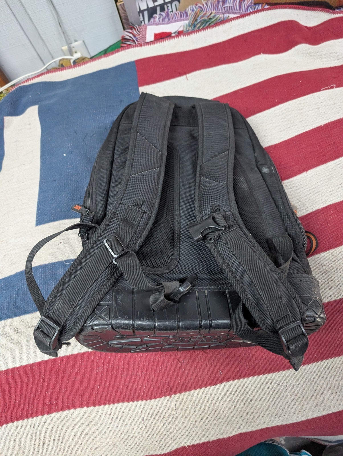 Klein Tools Tradesman Pro Orange/Black Electrician Tool Bag Backpack