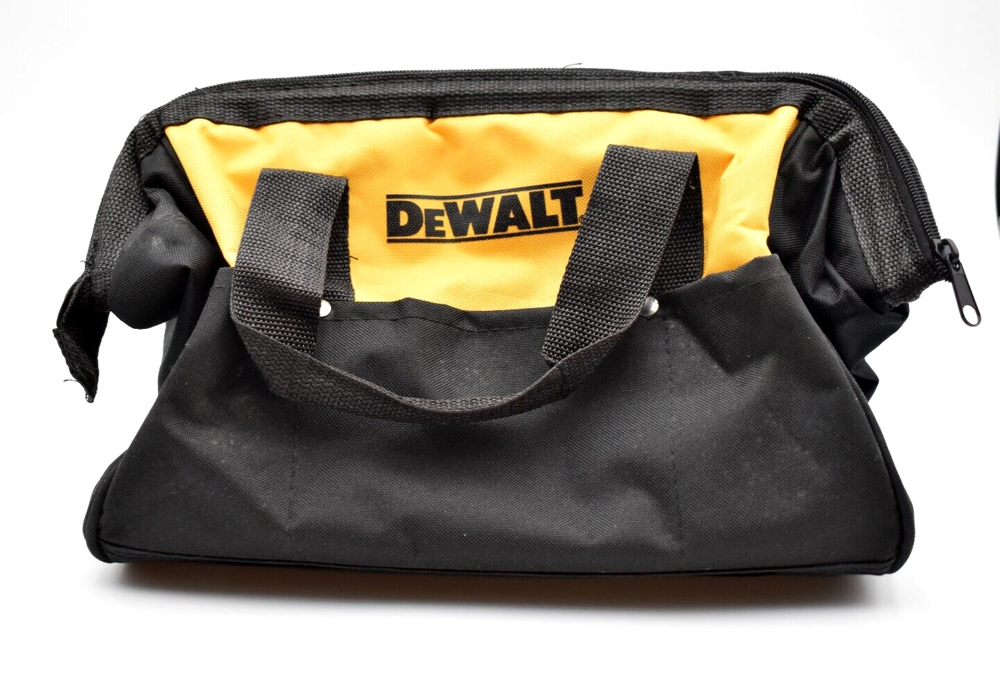 DeWALT 13 inch Mini Heavy Duty Contractor Tool Bag w/ Plastic Support Skids