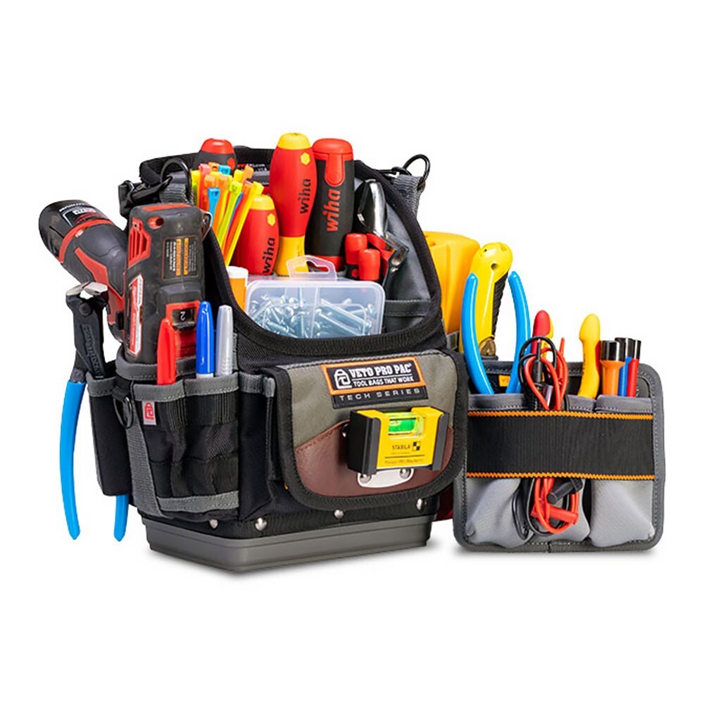 Veto Pro Pac TP6B 6-Pocket Tool Pouch with Waterproof Base, VPP10460