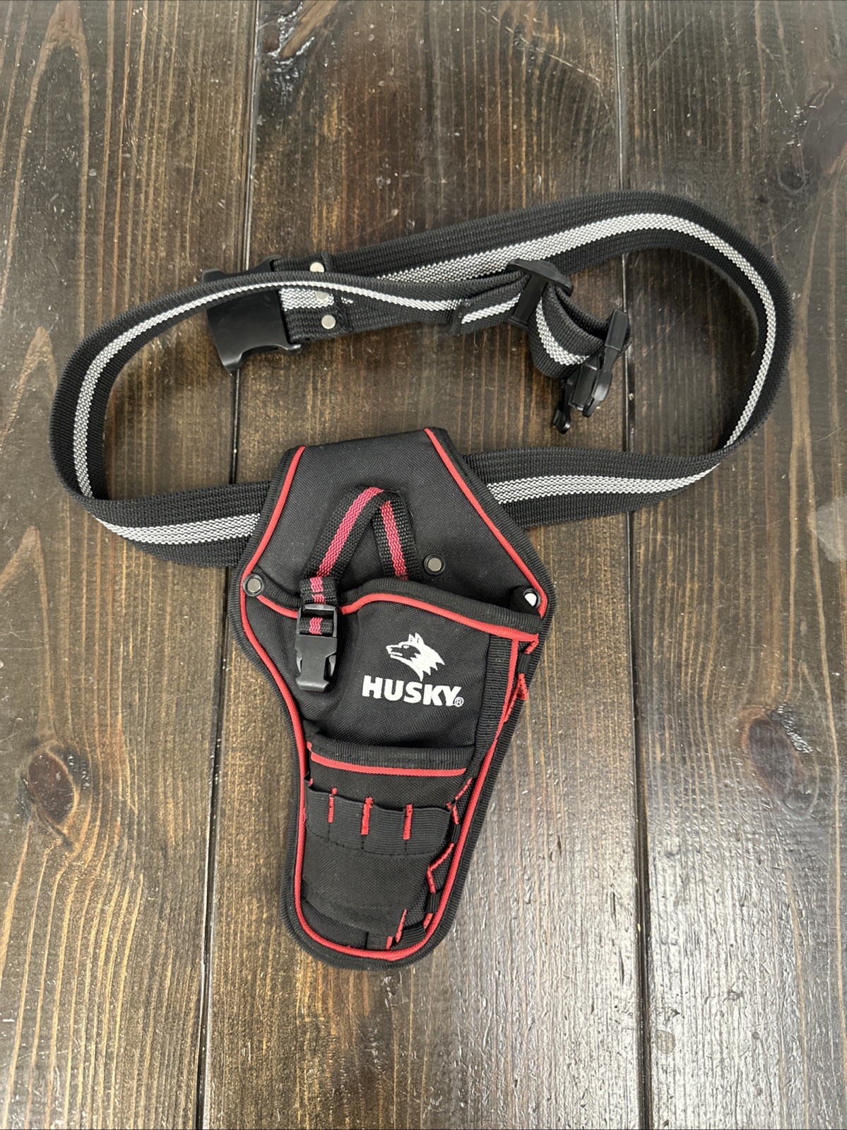 Husky Drill Holster #892-275 Pro Grade Plus Heavy Duty Tool Belt XL