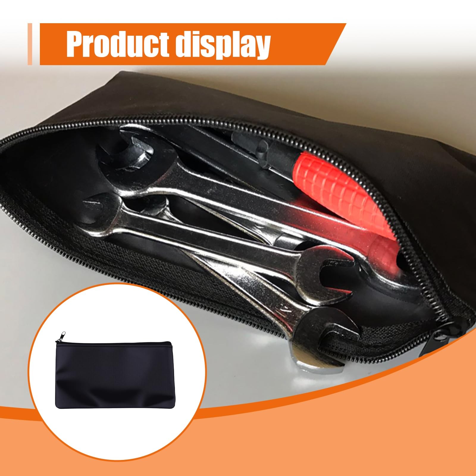 2PCS Car Tool Pouches with Zipper (Small) | Universal Oxford Cloth Waterproof Sm
