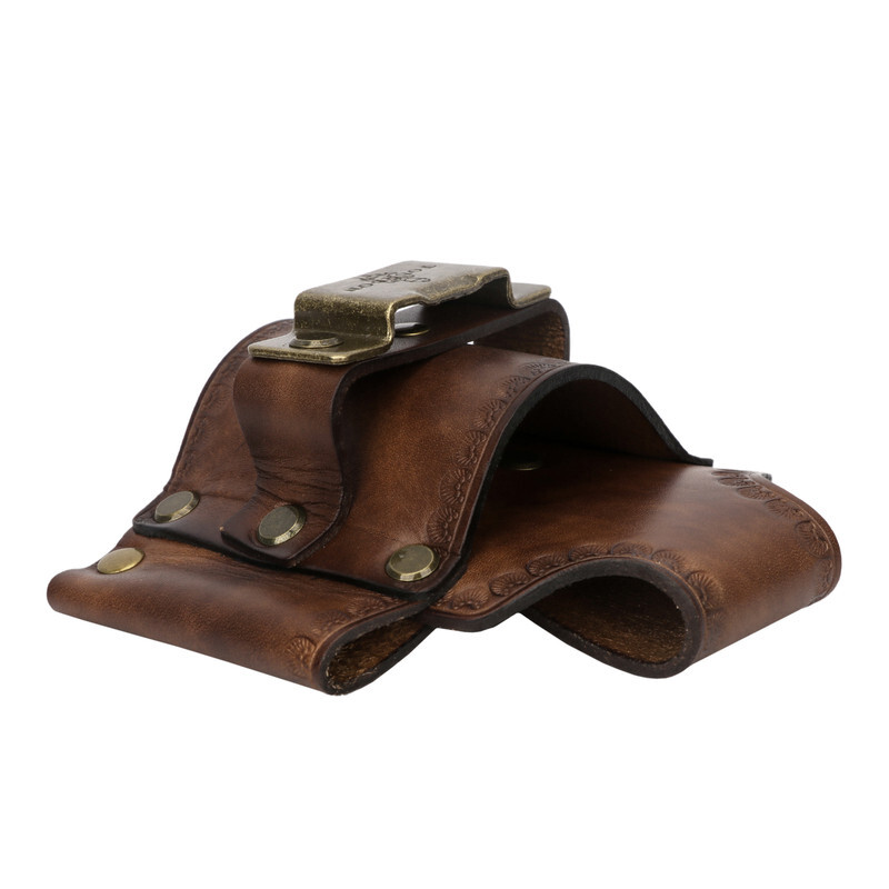 Leather 3-in-1 Tools Belt Pouch Hammer Holster Tape Measure Workshop Holder Case