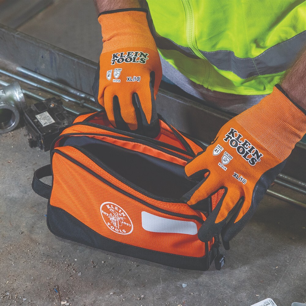 Klein Tools 55579 Double Zipper Tool Bag, 2-Pack