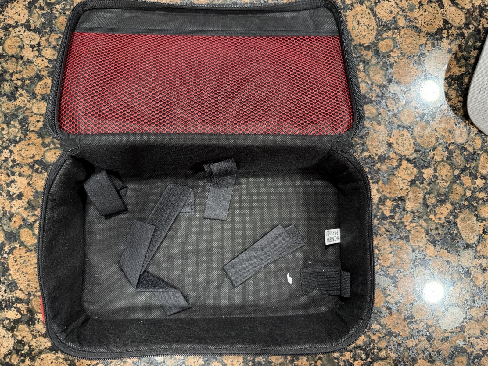Milwaukee Red/Black Nylon Zippered Tool Bag Organizer Carry Case