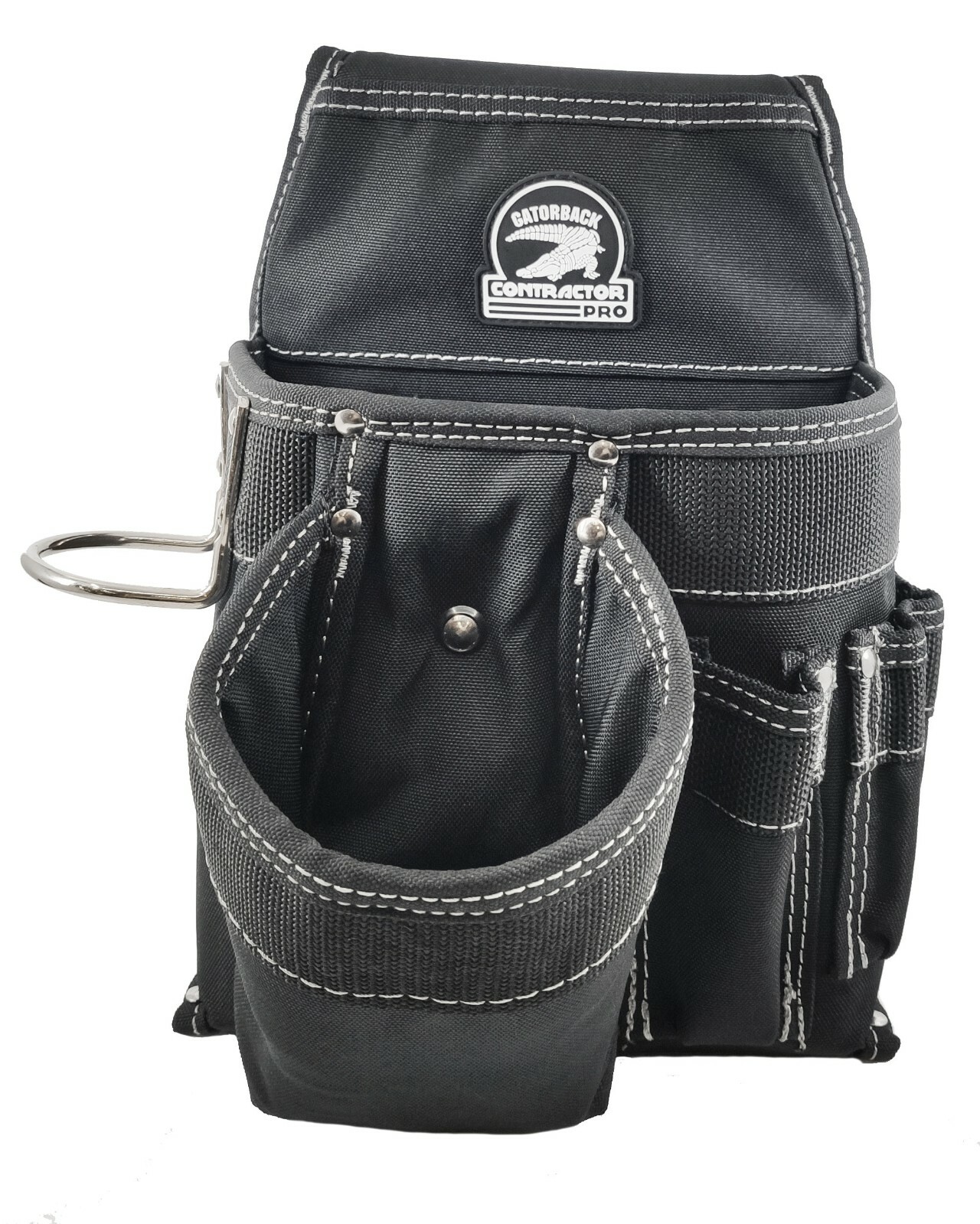 Gatorback B101 Professional Carpenter Tool Pouch. 9 Pockets and Hammer Loop