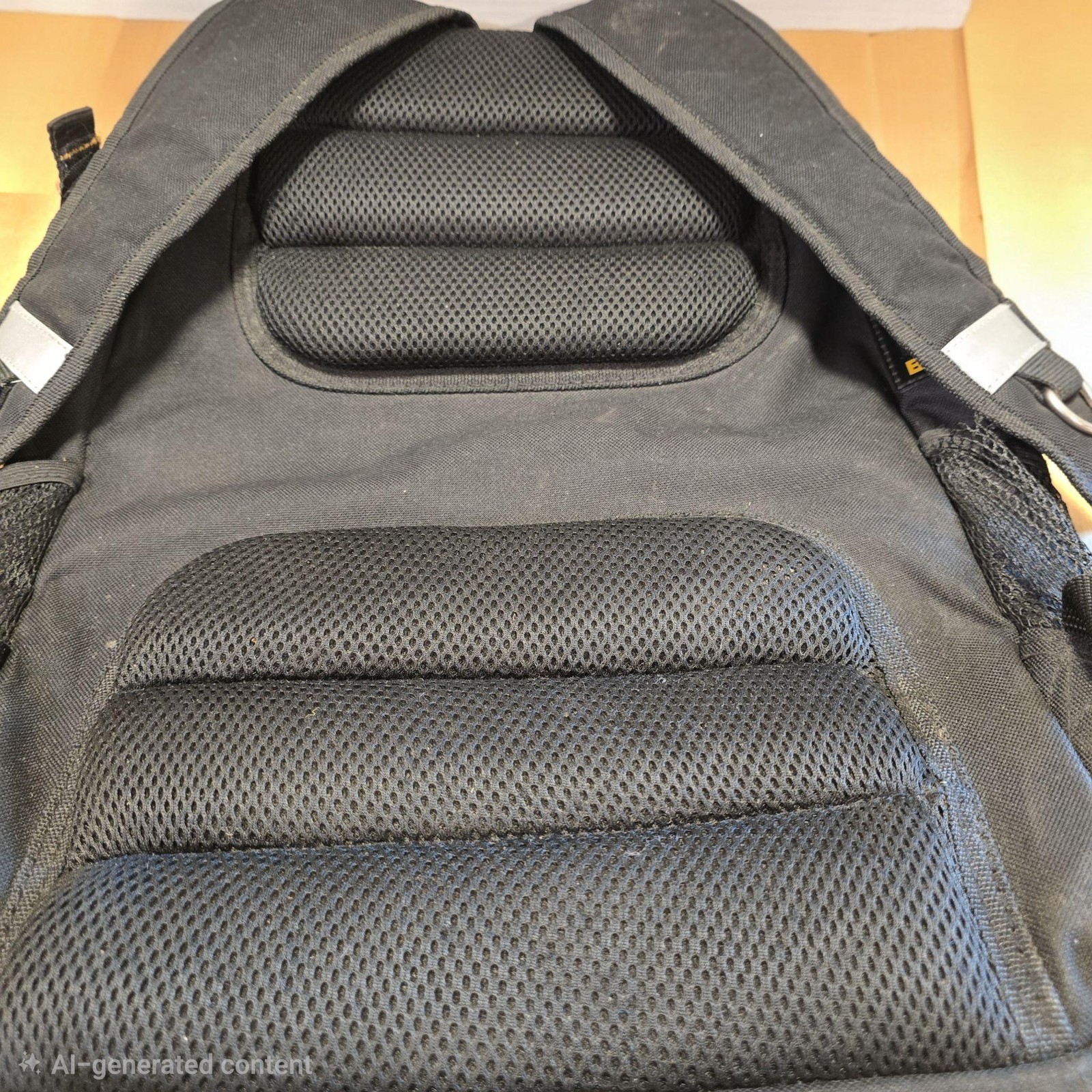 Bostitch Tool Backpack Adjustable Black Polyester Padded Handle Organizer Bag