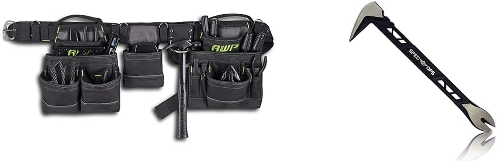 Ultimate Carpenter Tool Rig with Padded Belt & Nail Puller – Supports Veterans