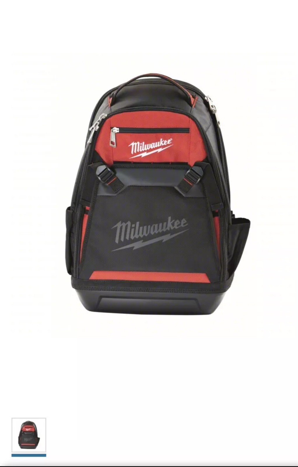 Milwaukee 48-22-8200 35 Pocket Impact Resistant Jobsite Backpack, 1680 Ballistic