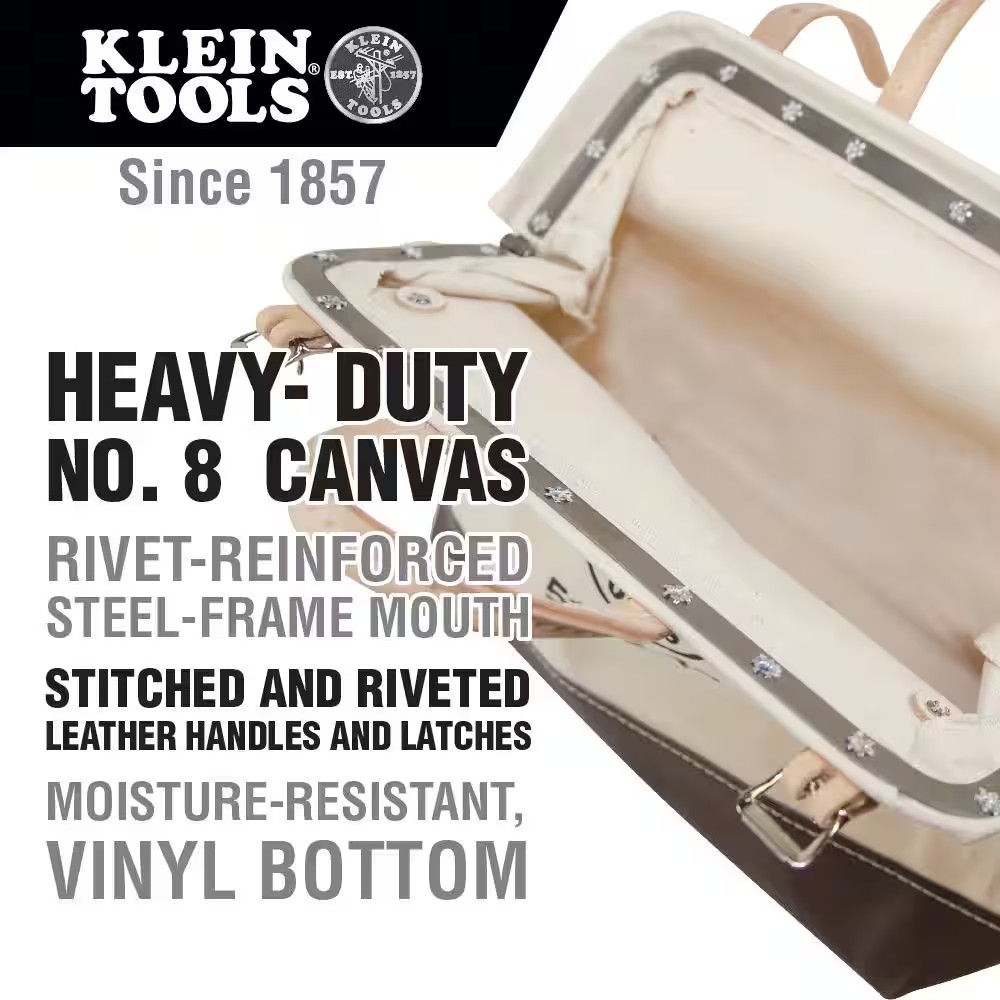 18 In. Canvas Tool Bag