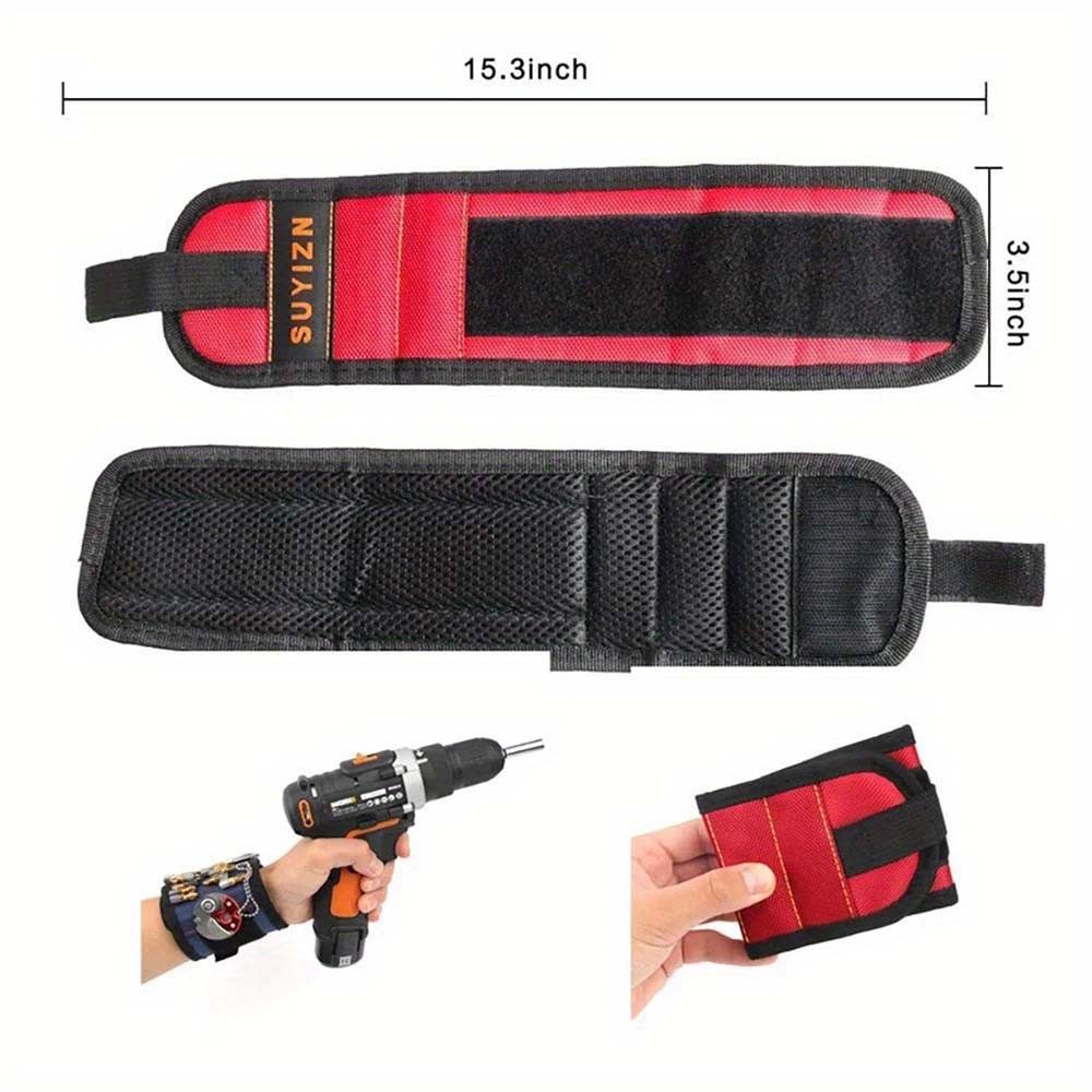 Heavy – Duty Reinforced Impact – Resistant Wristband Compatible with Iron Nails