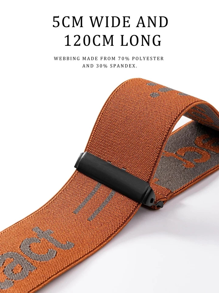Kohentact Men’s Industrial Strength Work Suspenders 2-Inch 47 inches, Brown