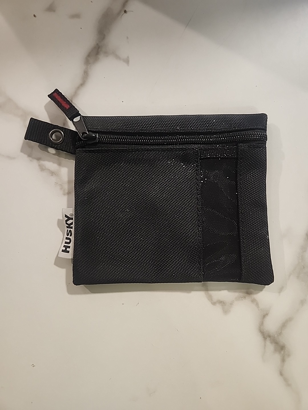 Husky Parts Organizer Pouch Bag Black 6.5″x5.5″