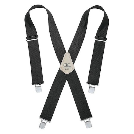 Clc Work Gear 110Blk Tool Suspenders, Suspenders, Black, Poly Webbing