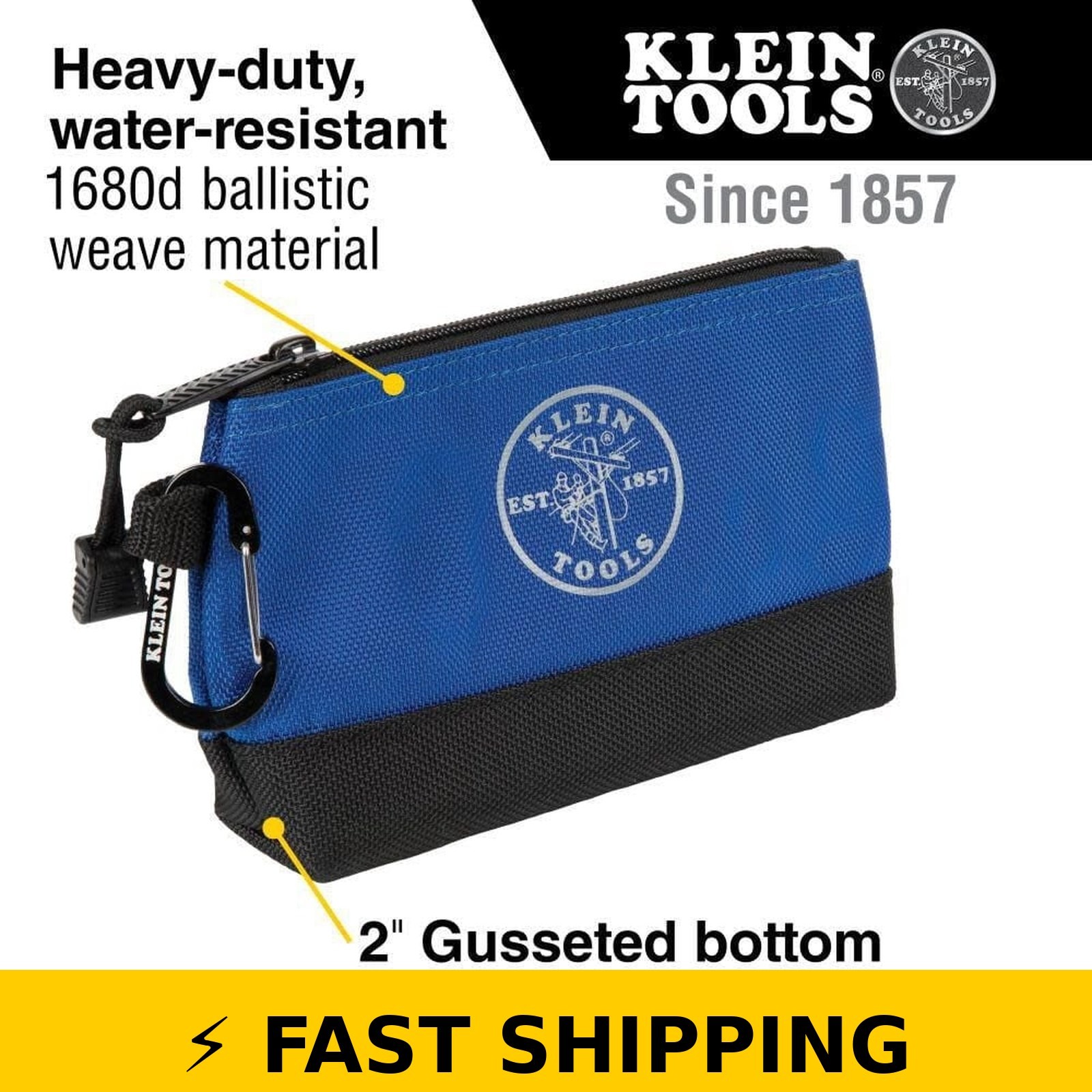 Klein Tools Stand-Up Zipper Bags 2-Pack