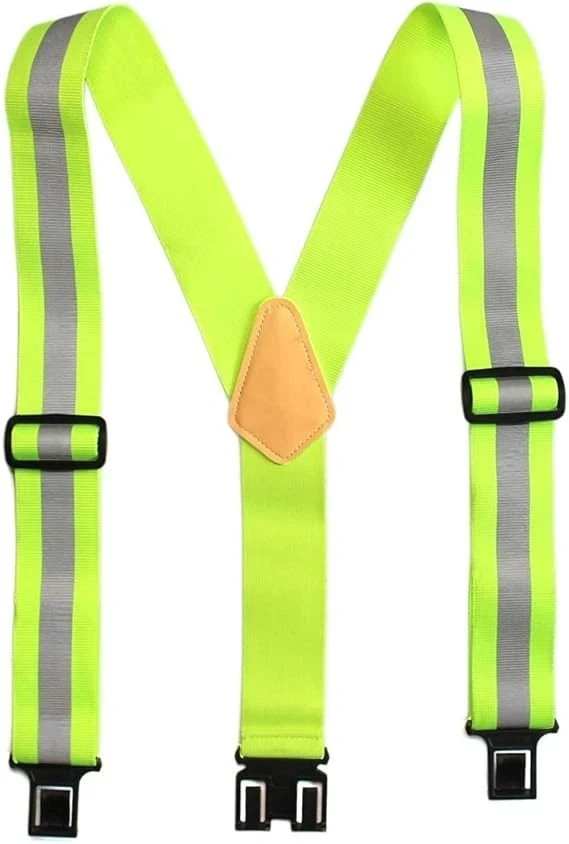 Hi-Vis Safety Suspenders Reflective Safety Tool Belt Suspender for Men Heavy …