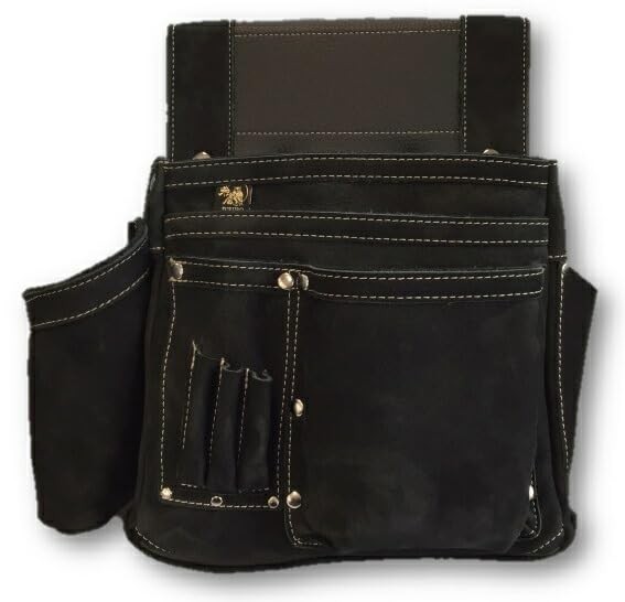 Fukuro Club Nubuck Leather Nail Bag “Black” Type 4 ”Black”