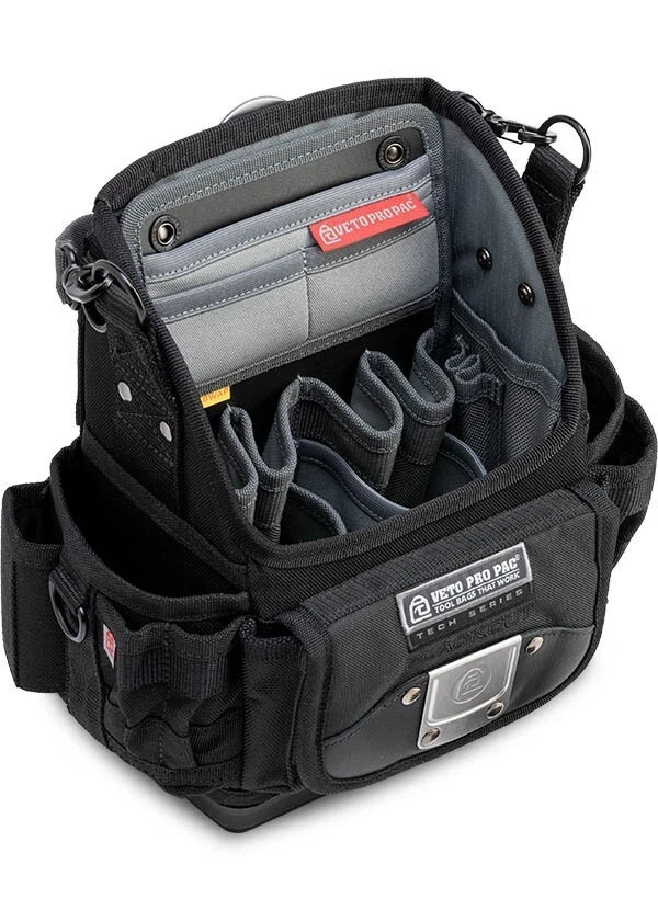 Veto Pro Pac TP6B Blackout Six Pocket Tool Pouch w/ Base AUTHORIZED VETO DEALER