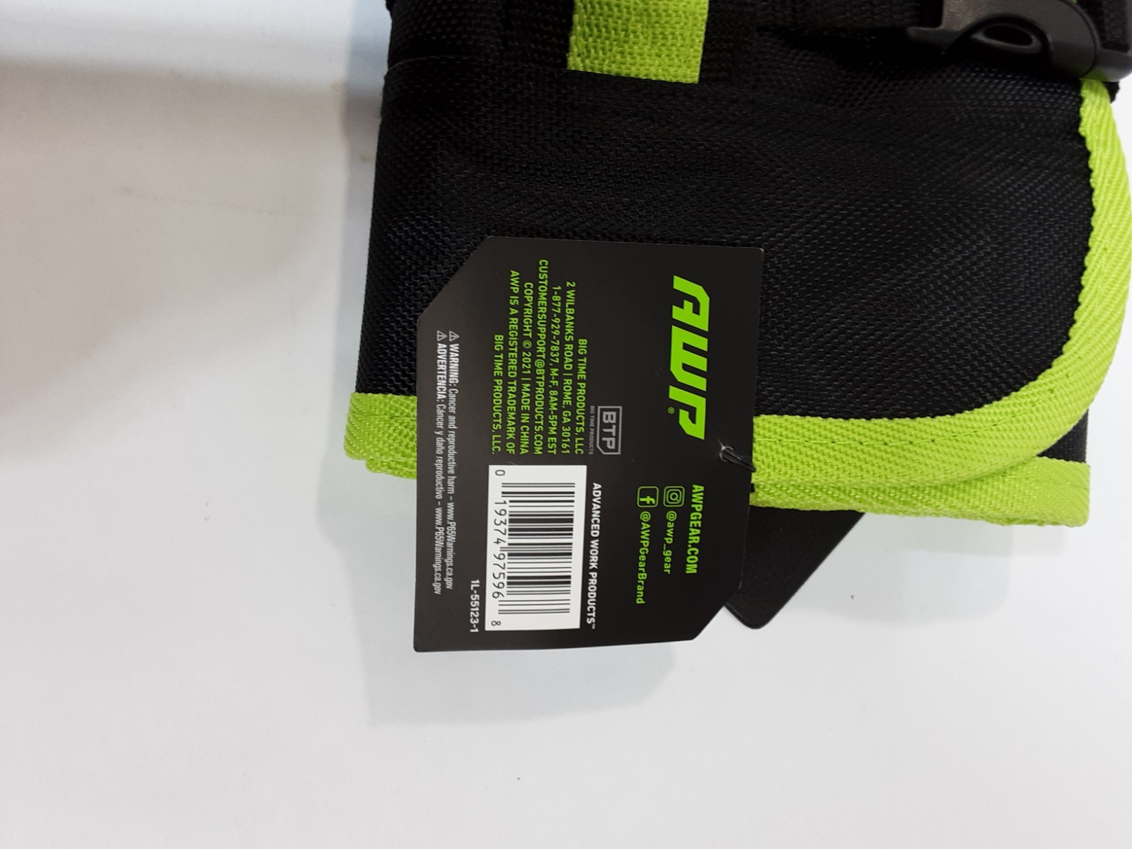 AWP Contractor 21 Pocket Tool Roll Heavy Duty-Water Resistant New