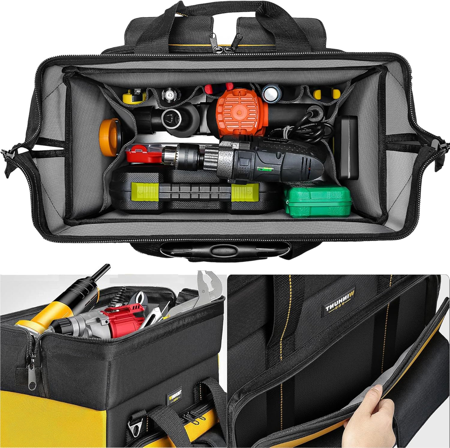 Wheeled Tool Bag & Pocketed Tool Vest for Men – Ultimate Gear Combo