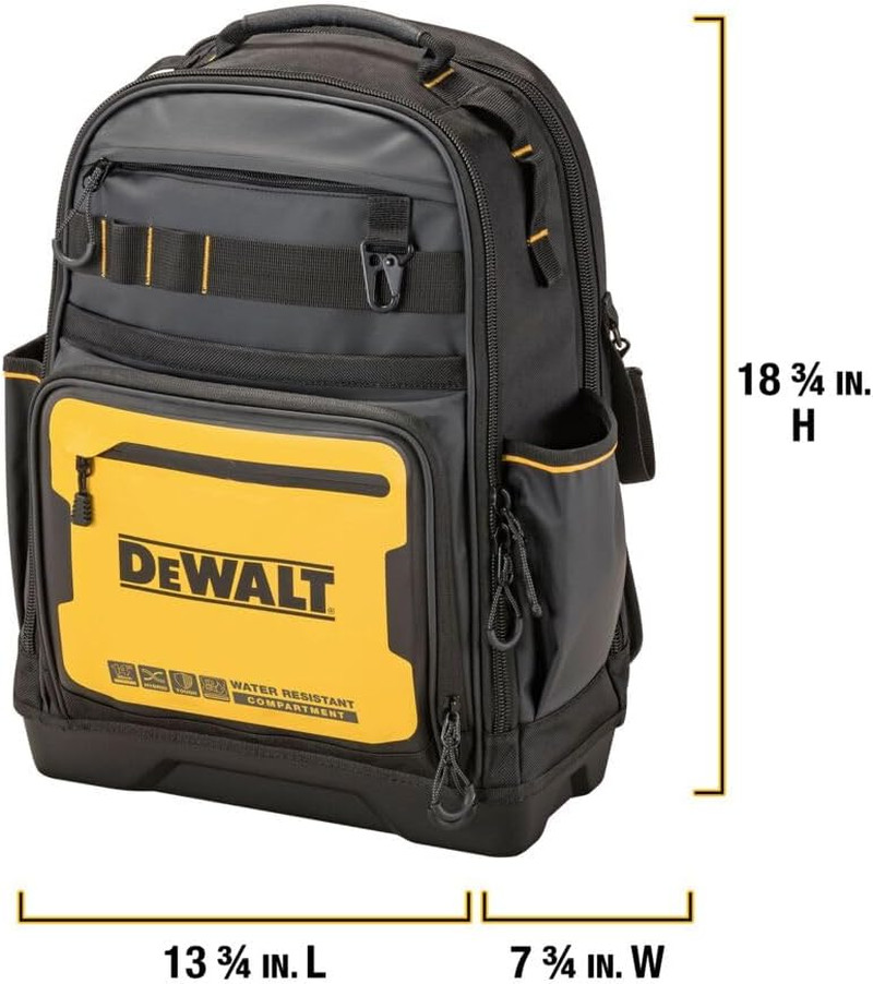 DEWALT Tool Backpack, Tool Storage and Organization, Durable and Water Resistant