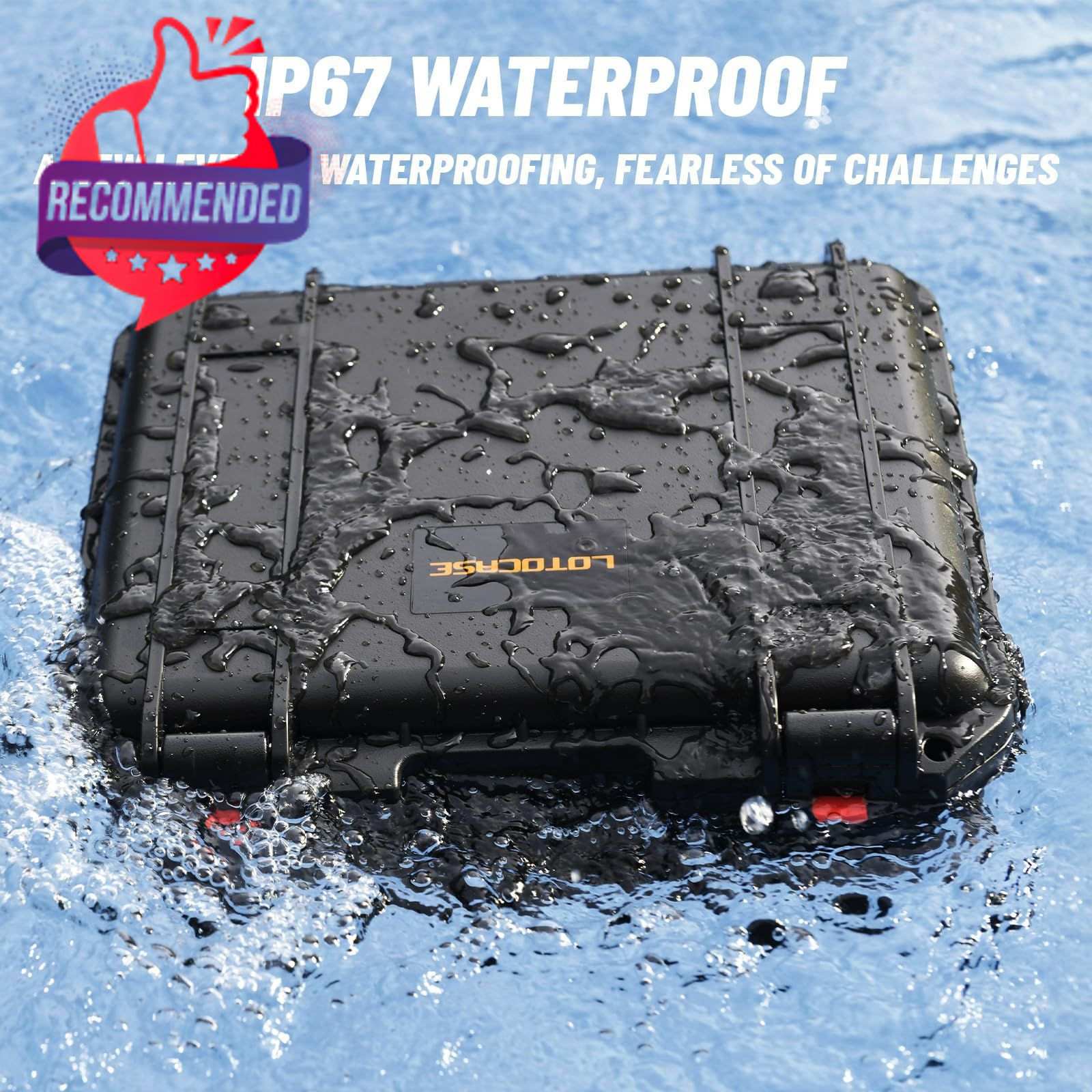 Waterproof Hard Medium Tool Case – Yellow/Black