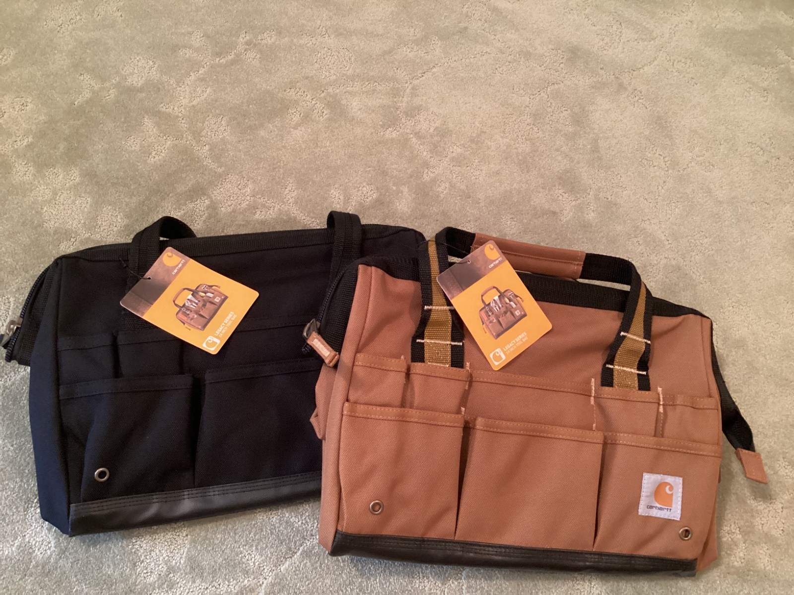 Carhartt Legacy Series 14 Inch Tool Bag Carhartt Brown and Black NWT