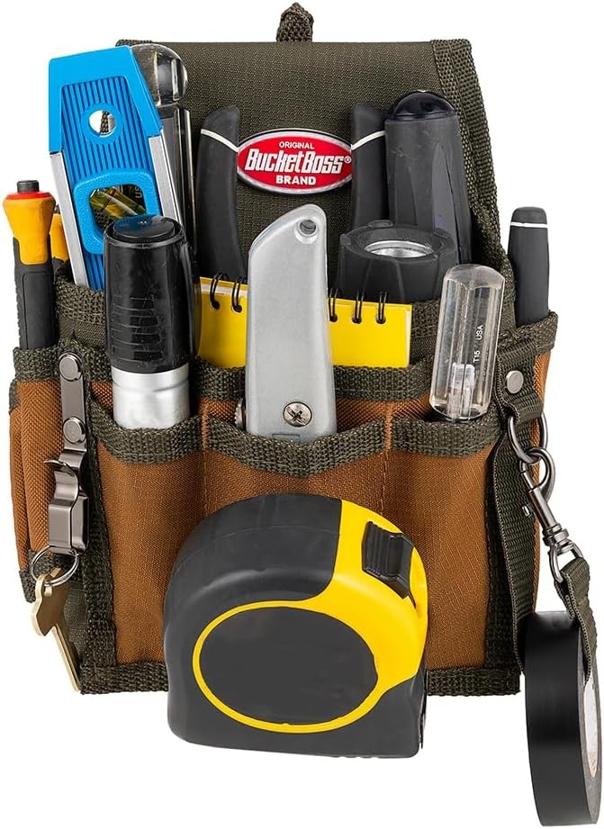 Heavy Duty Brown Tool Organizer Pouch with Flap – Original Series