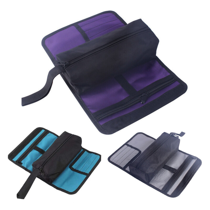 Portable Tool Roll Bag Durable Tool Bag Organiser Multi-Purpose Zipper Pouch