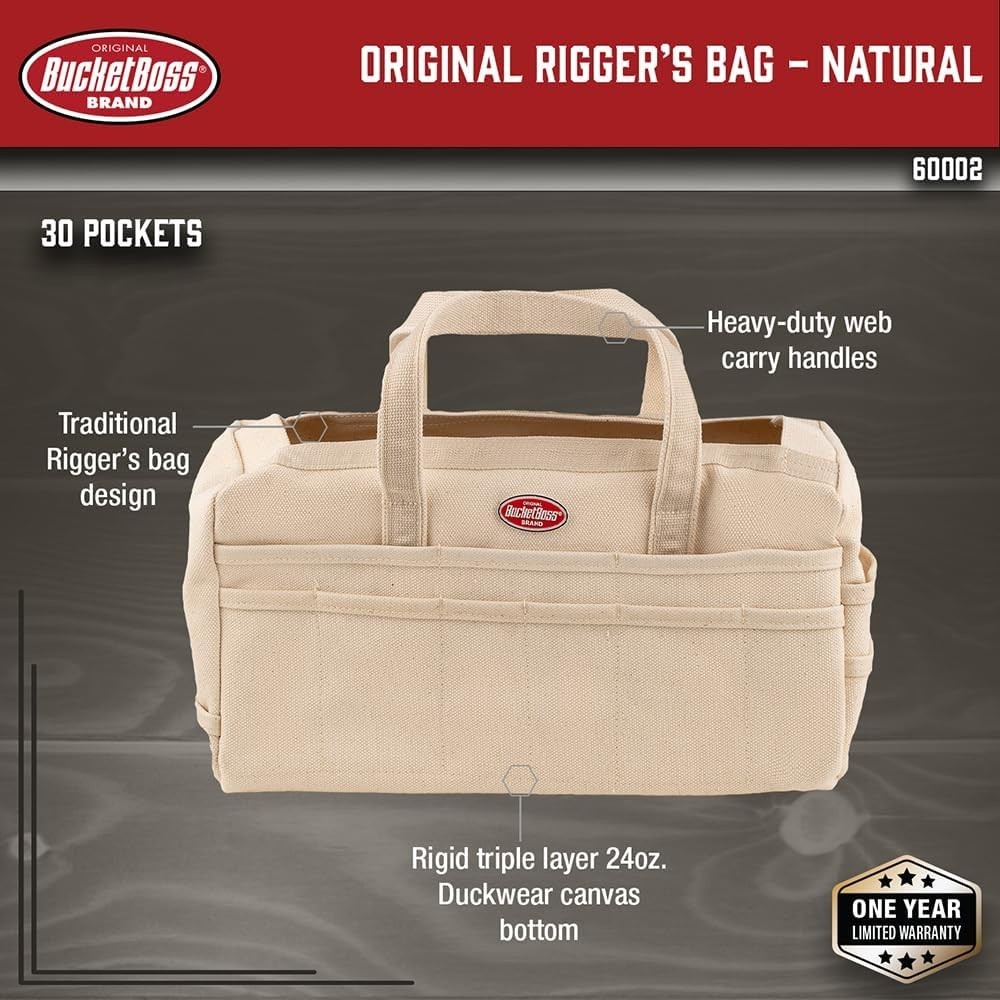 Rigger’s Bag – Natural, Tool Bags – Series 60002 , Beige