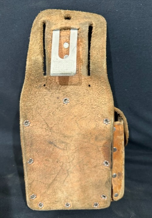 BEHA / Schell Leather Holster/Pouch for Gas Lamp Tester & Leads – Holster Only