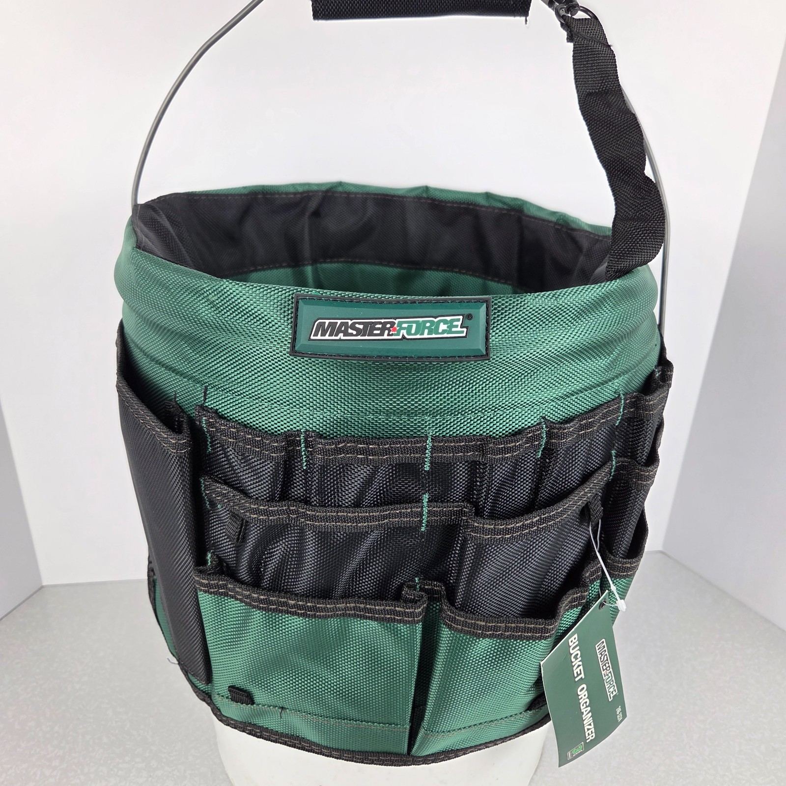 Master Force 14″ Bucket Tool Organizer Fits 5 Gallon Bucket Drill Holster