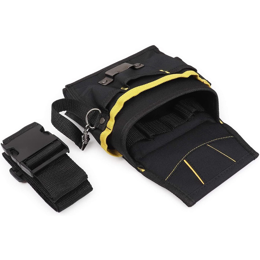 Brand New Tool Bag Waist Storage 600D Oxford Fabric Belt Tool Black Electrician