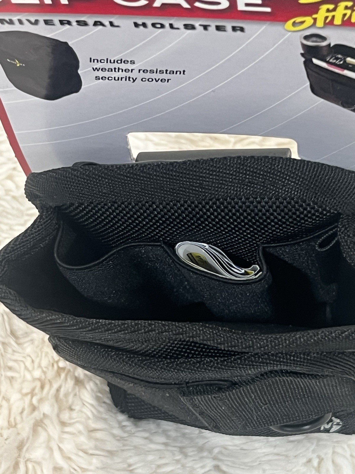 Nite Ize Heavy Duty Universal Cell Phone Holster Clip Case Cargo Tall
