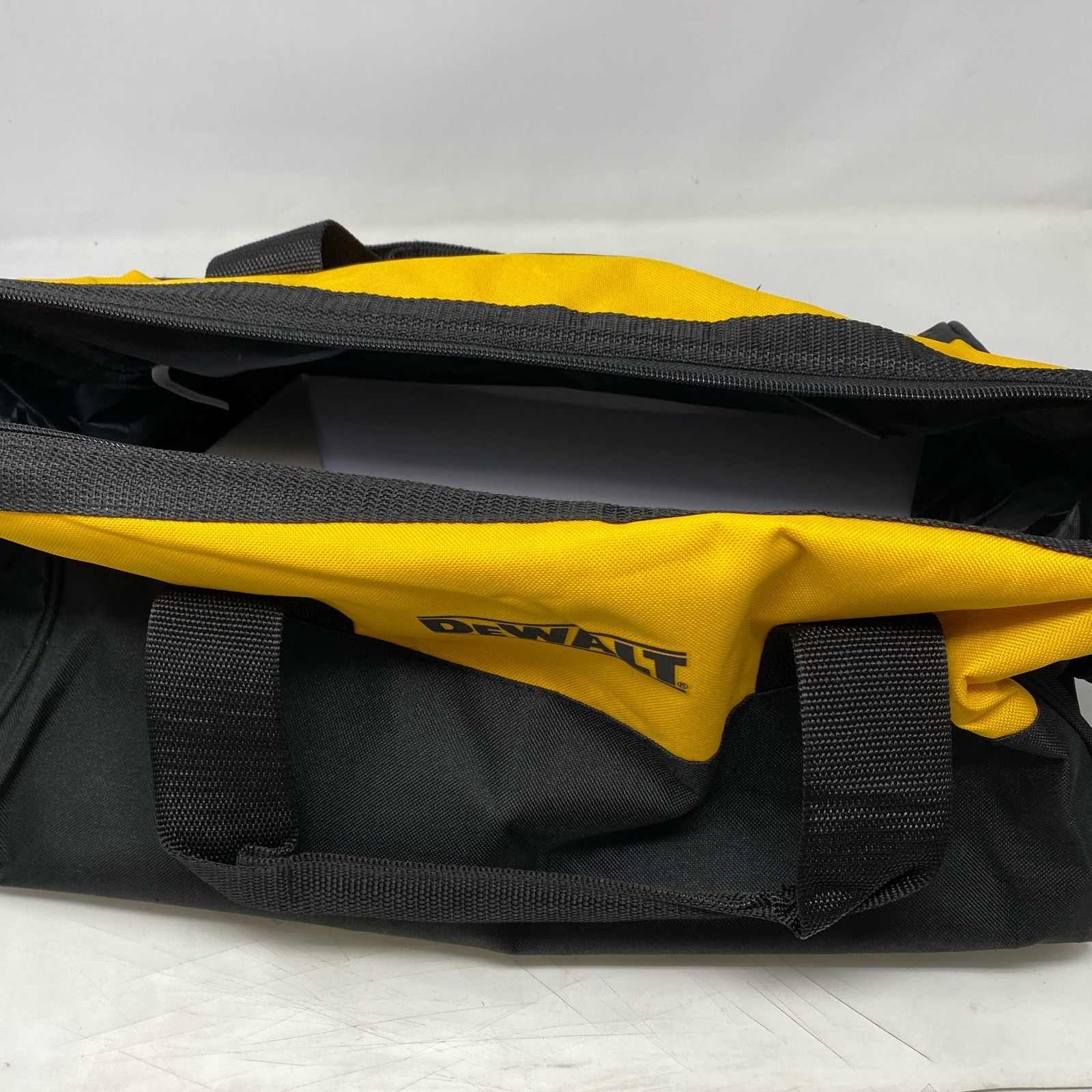 DEWALT 13x10x9 Ballistic Nylon Tool Bag N381993 Black/Yellow