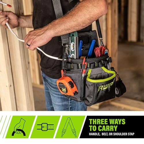Tool Pouch, Electrician Tool Pouch, Premium, 1 Pack Portable Tool Box