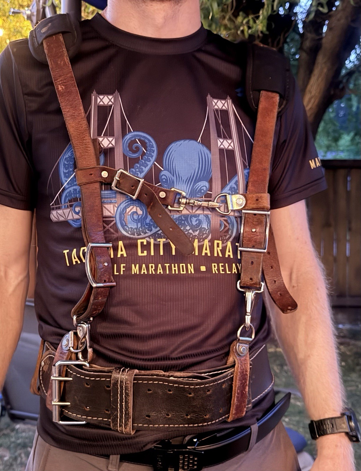 Occidental Leather 5055 – Tool Belt Harness Lineman Utility Rig Shoulder Straps