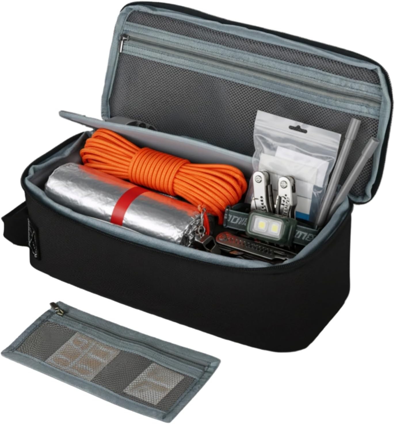 Multifunctional Tool Bag 12.6 Inch Black Waterproof for Tools and Accessories