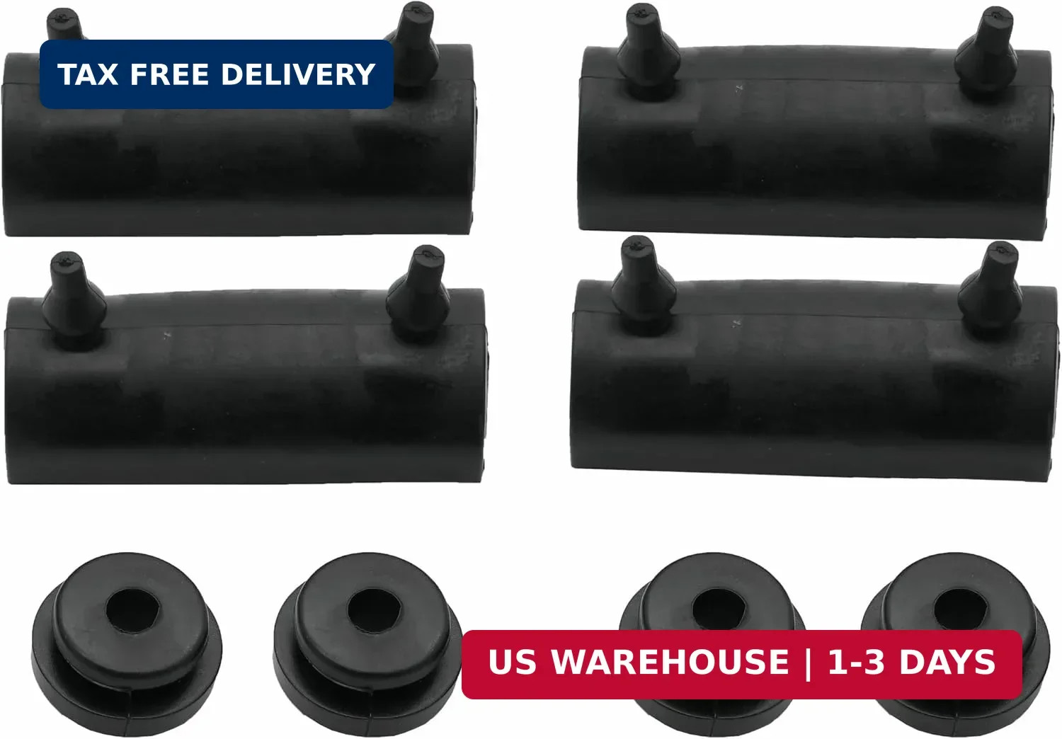 Rubber Grommet Support Cushion Fit for Harley Saddlebag Touring Street Glide/Ele