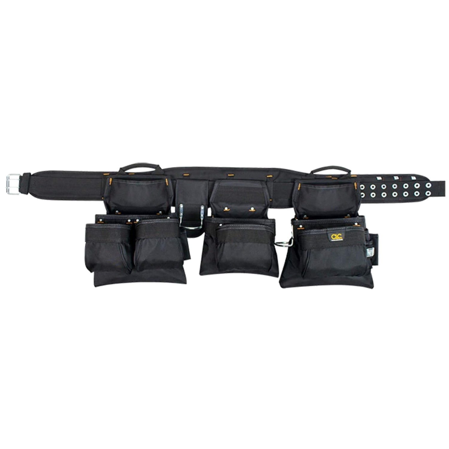 CLC 5605 Ballistic Poly Tool Belt, Black, 18 Pocket