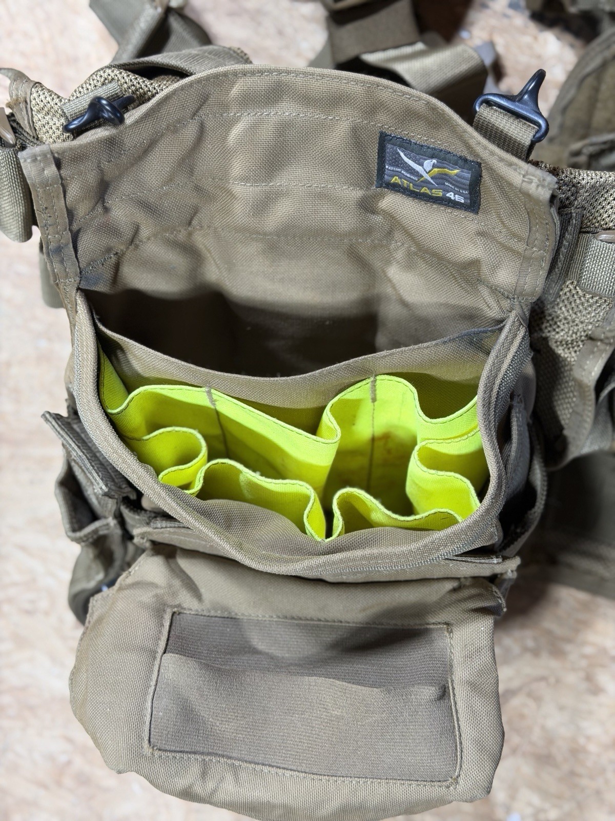 Atlas 46 Stratos Open Core Tool Vest With Tool Pouch Drill Save! Diamondback