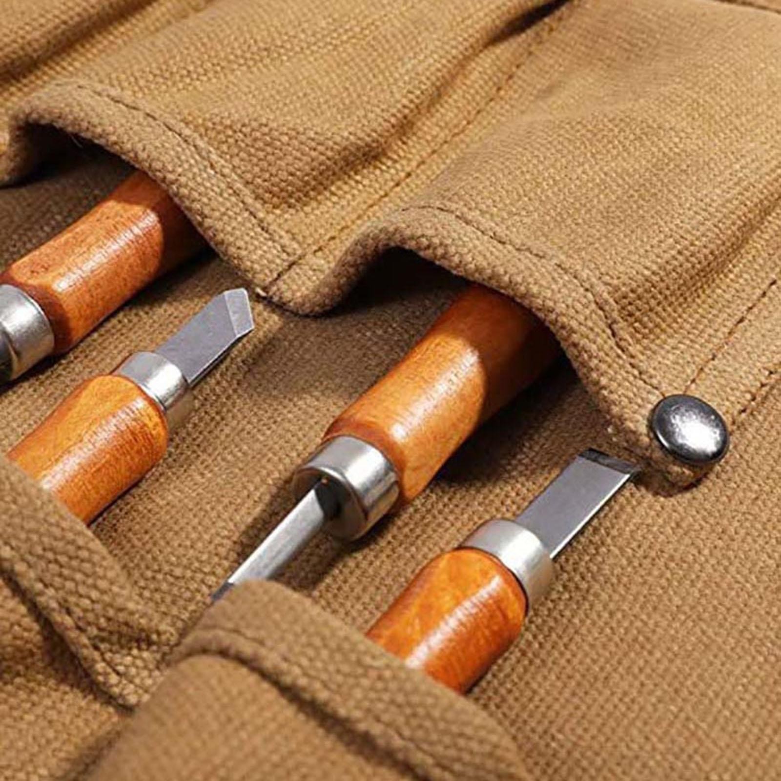 Roll-up Tool Bag, Practical Tool Bag for Maintenance of Craftsmen And Carpenters