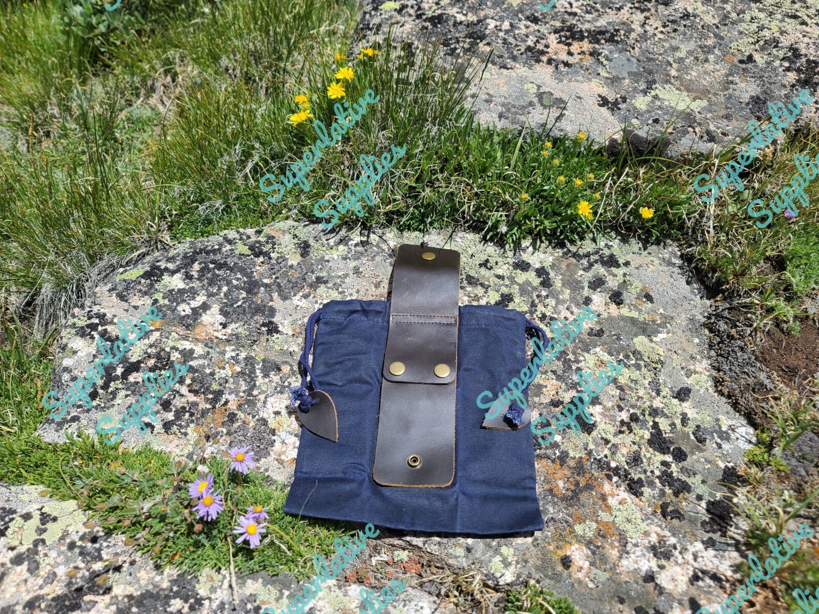 Premier Canvas Drawstring Bag Trail Pouch Foraging Hiking Camping Walking Hike