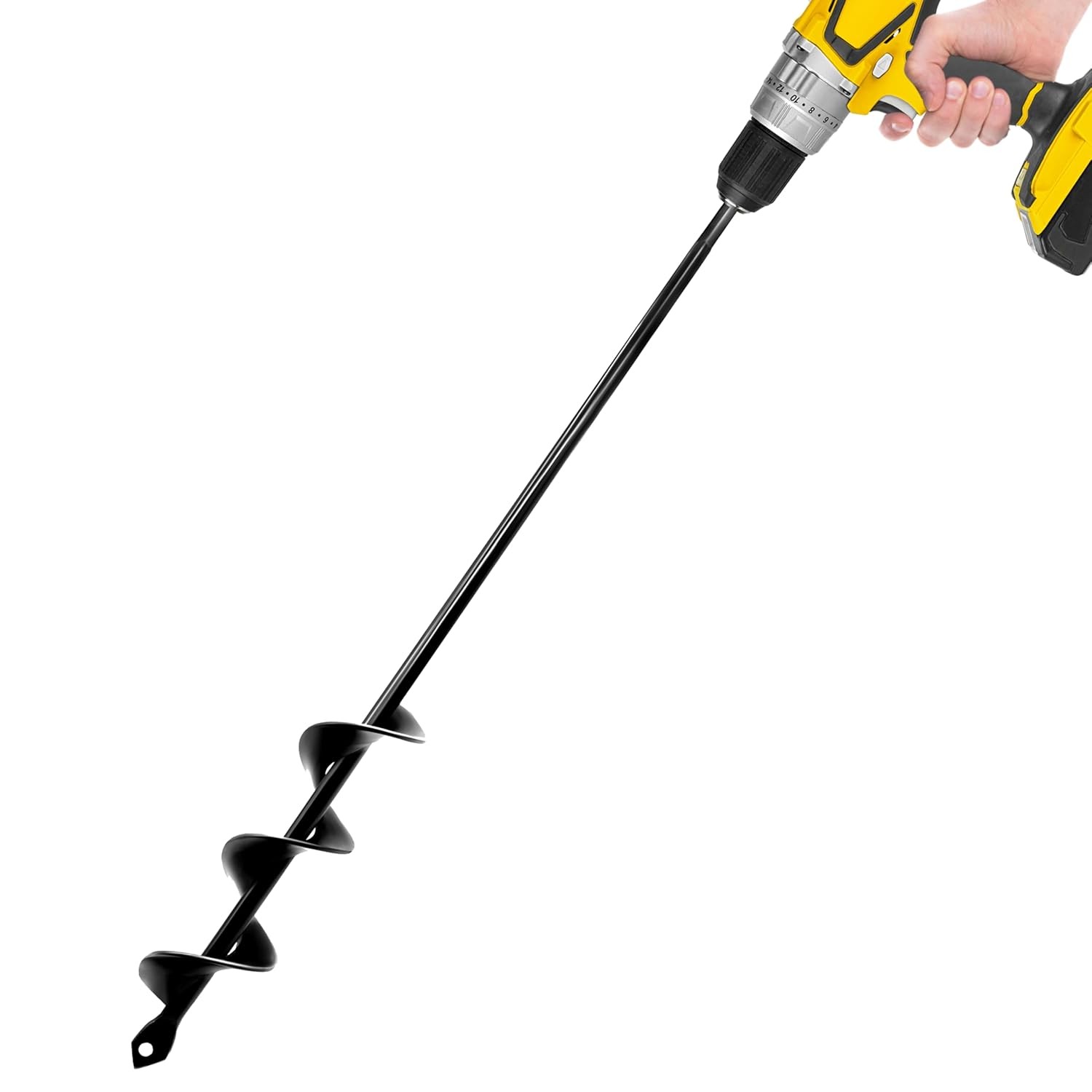 Planting Auger Bit 1.6×16.5 Inch for Drill Bulb Planter 3/8 Hex