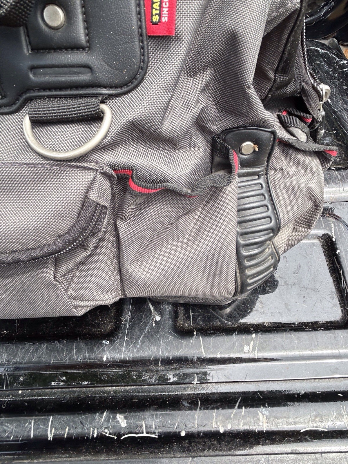 Stanley FatMax Technician Tool Bag Heavy Duty Hard Base Organizer