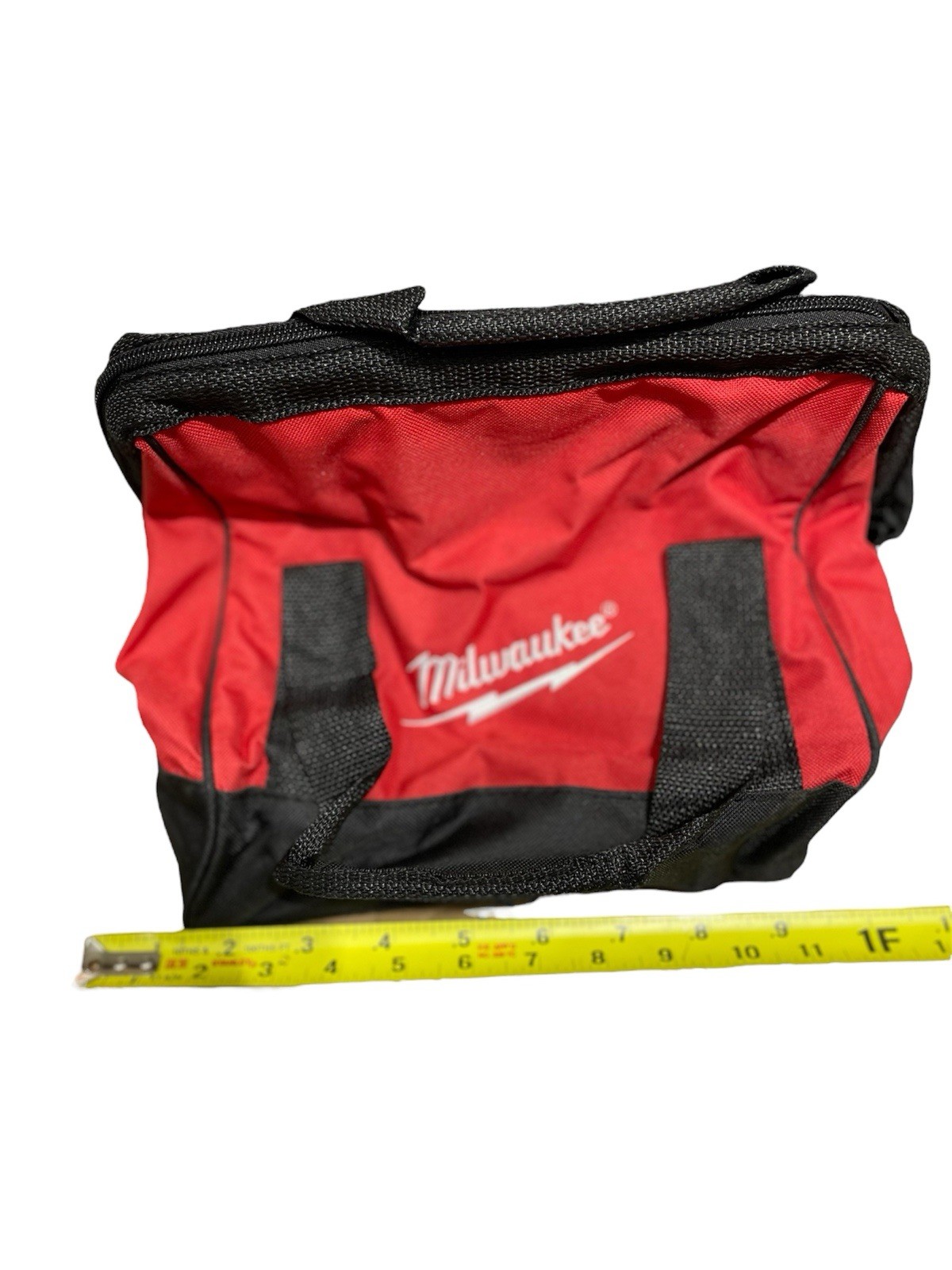 Milwaukee Portable Tool Box Small Red and Black Durable Water Resistant Bag
