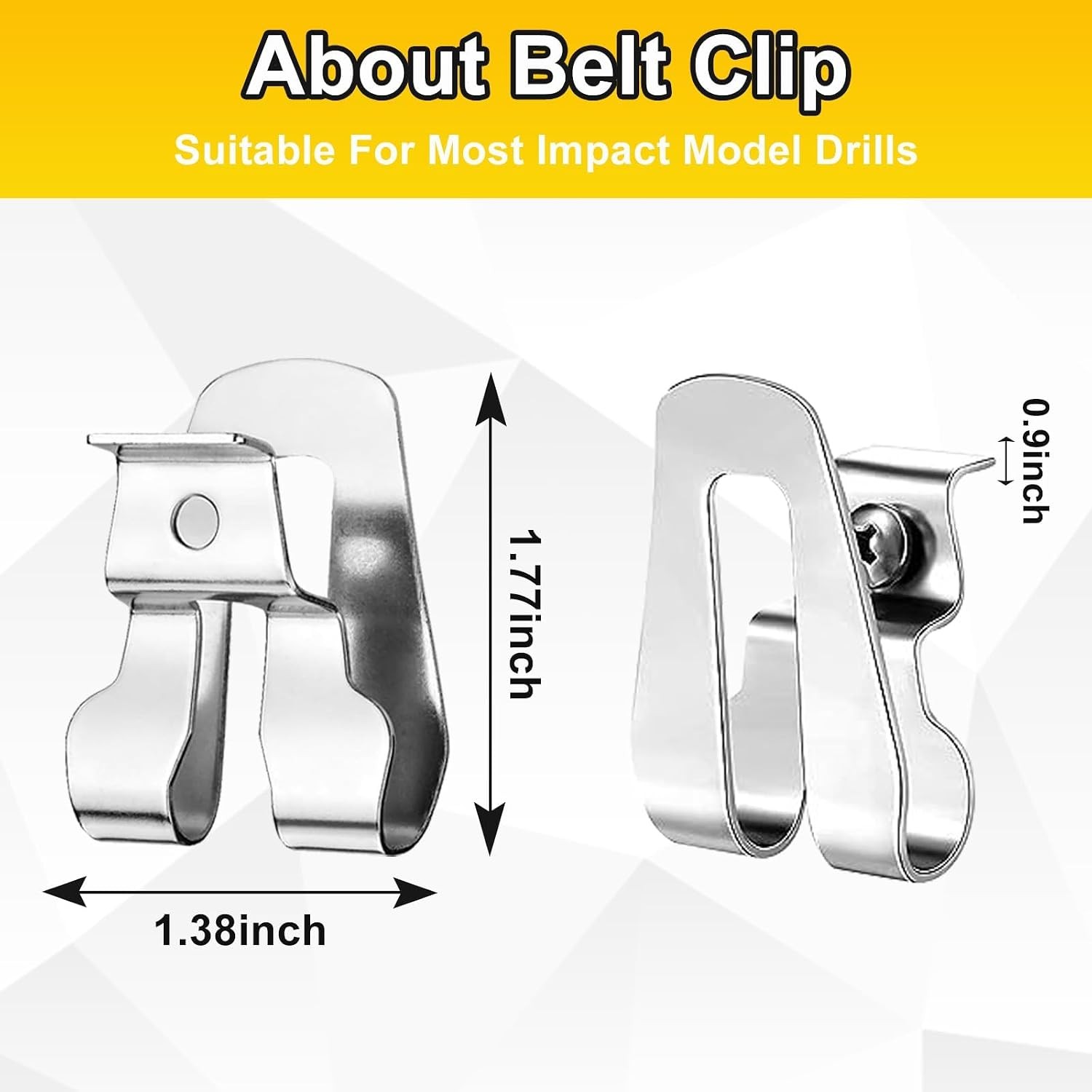 Ryobi Ridgid 18 Volt Tool Belt Hook Clip Screw Accessory for 18V Tools