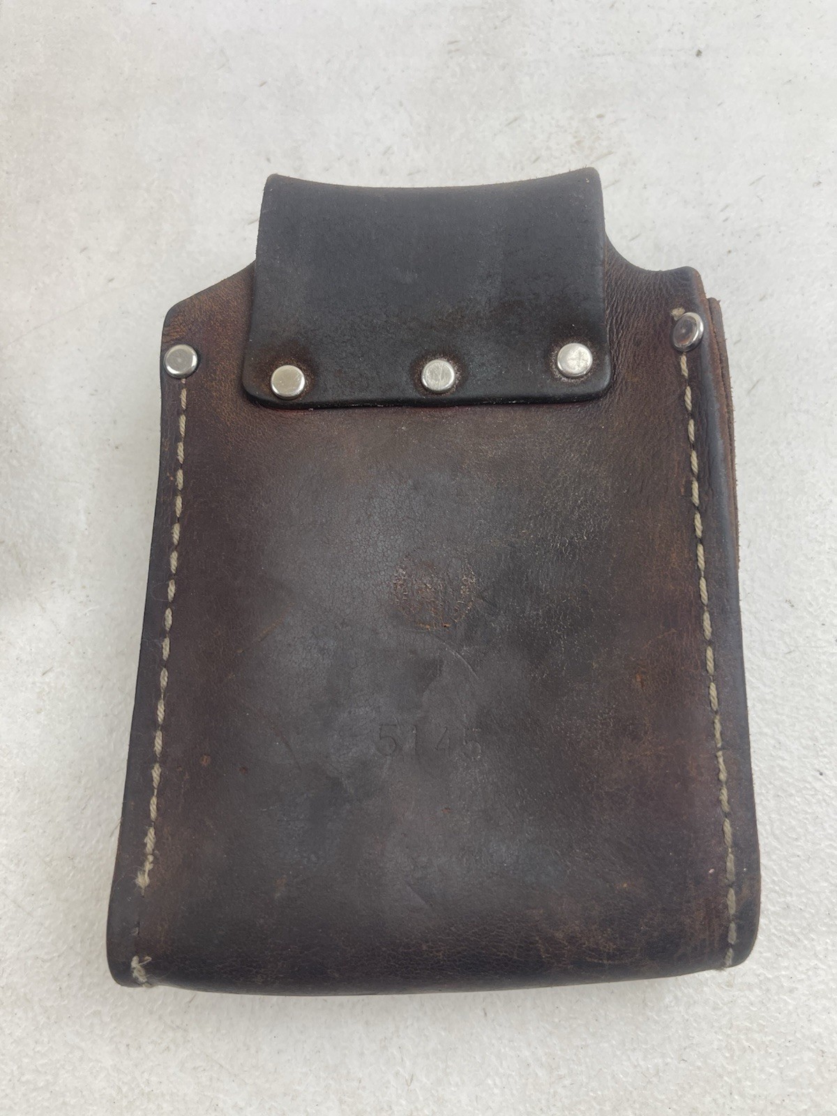 Klein Leather Tool Pouch # 5190 + 5145 Tool Pouches Carry Bags Bundle Lot Of 2