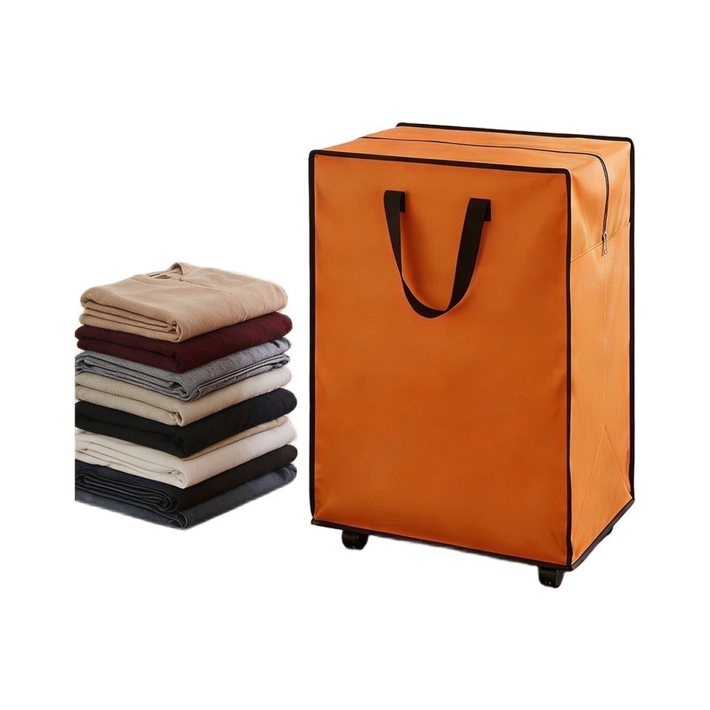 Waterproof PE Moving Bag Wheeled Design 42 33 65 cm Oversized Capacity